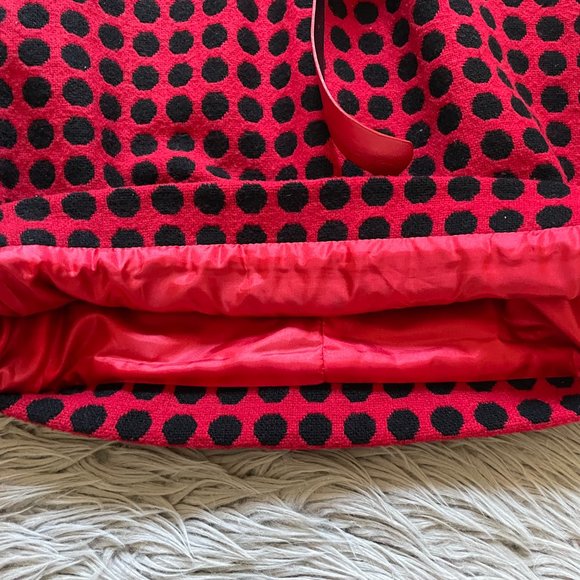 Girls Red and Black Polkadot Dress - Picture 5 of 6